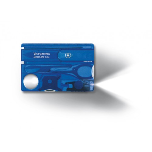 Швейцарская карточка Victorinox SwissCard Lite, синяя