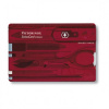 Швейцарская карточка Victorinox SwissCard, красная*